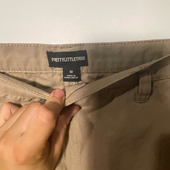 PLT Low Rise Tan Cargo Pants - Picture 14 of 16